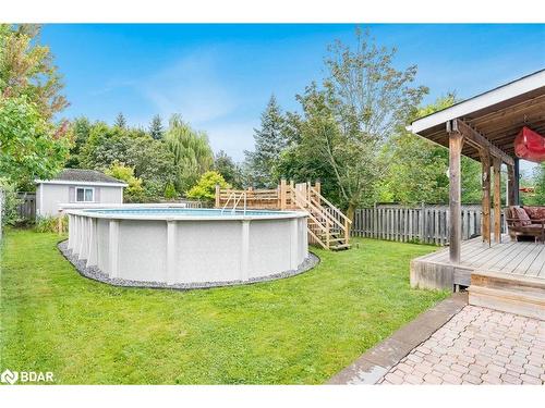 220 Mary Anne Drive, Barrie, ON - Outdoor With Above Ground Pool With Backyard