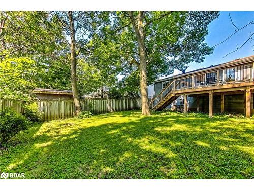 206 Burns Circle, Barrie, ON - Outdoor With Deck Patio Veranda With Backyard