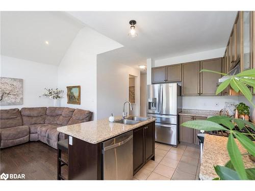 19 Cameron Street, Springwater, ON - Indoor Photo Showing Kitchen With Double Sink