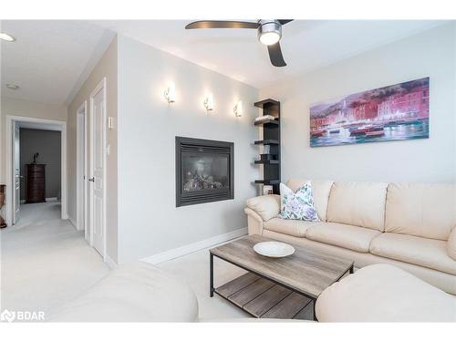 21 Duval Drive, Barrie, ON - Indoor Photo Showing Living Room With Fireplace