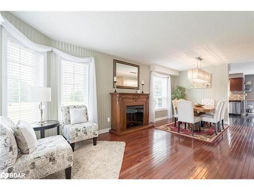 21 Duval Drive, Barrie, ON - Indoor Photo Showing Living Room With Fireplace