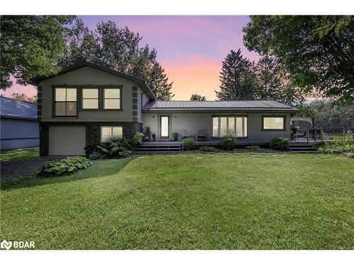 1398 Old Second Road North Road, Hillsdale, ON - Outdoor With Deck Patio Veranda With Facade