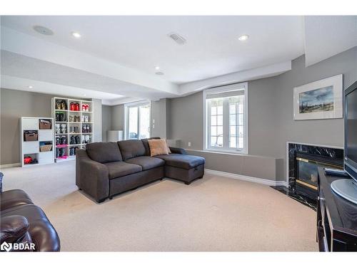 57 High Vista Drive, Oro-Medonte, ON - Indoor Photo Showing Living Room With Fireplace