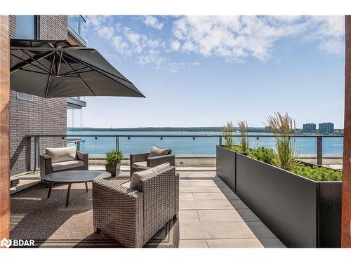 410-185 Dunlop Street East Street, Barrie, ON - Outdoor With Body Of Water With View With Exterior