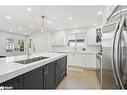 2199 Richard Street, Innisfil, ON  - Indoor Photo Showing Kitchen With Stainless Steel Kitchen With Upgraded Kitchen 