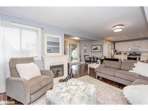 50 Dunnett Drive, Barrie, ON - Indoor Photo Showing Living Room With Fireplace