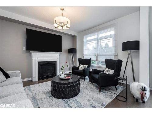 74 Megan Crescent, Barrie, ON - Indoor Photo Showing Living Room With Fireplace