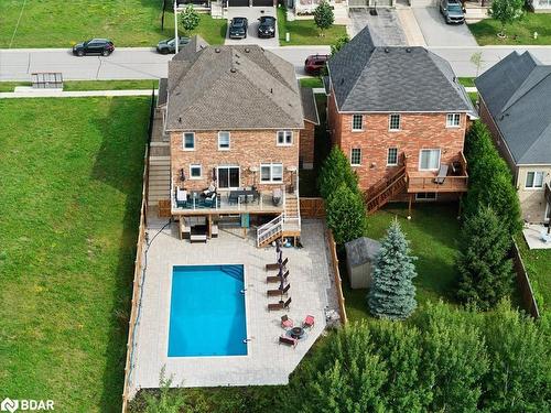 74 Megan Crescent, Barrie, ON - Outdoor With In Ground Pool With Deck Patio Veranda