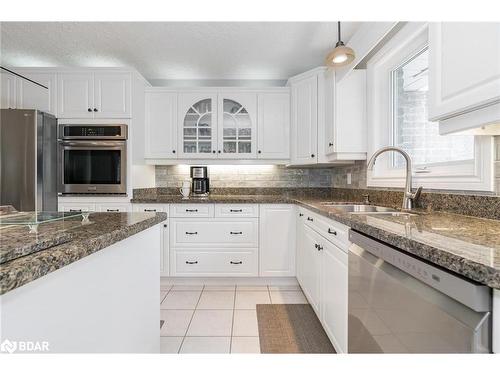 13 James Street, Penetanguishene, ON - Indoor Photo Showing Kitchen With Double Sink