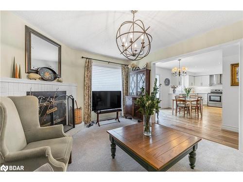 38 Irwin Drive, Barrie, ON - Indoor Photo Showing Living Room With Fireplace