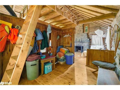 1569 Dyer Memorial Rd Road, Huntsville, ON - Indoor Photo Showing Other Room With Fireplace