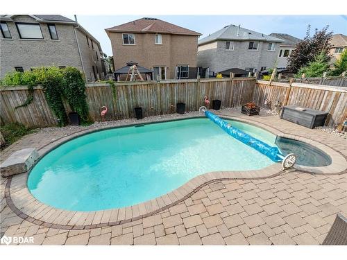 63 Prince George Crescent, Barrie, ON - Outdoor With In Ground Pool With Deck Patio Veranda With Backyard