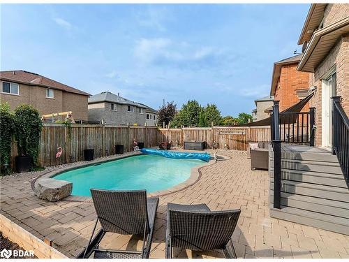 63 Prince George Crescent, Barrie, ON - Outdoor With In Ground Pool With Deck Patio Veranda With Exterior