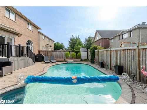 63 Prince George Crescent, Barrie, ON - Outdoor With In Ground Pool With Deck Patio Veranda With Exterior