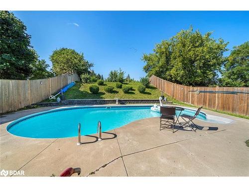 64 Golden Meadow Road, Barrie, ON - Outdoor With In Ground Pool With Backyard