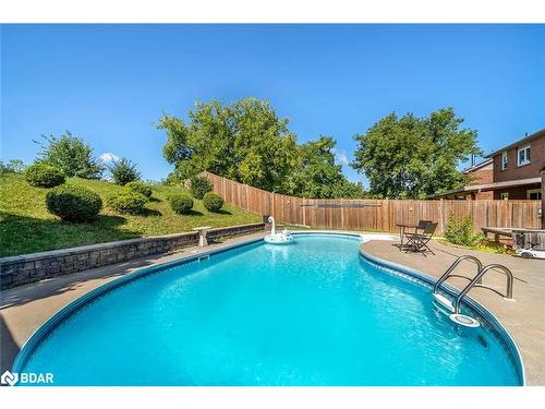 64 Golden Meadow Road, Barrie, ON - Outdoor With In Ground Pool With Backyard