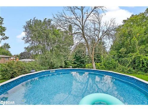 180 Angeline Street N, Lindsay, ON - Outdoor With Above Ground Pool With Backyard