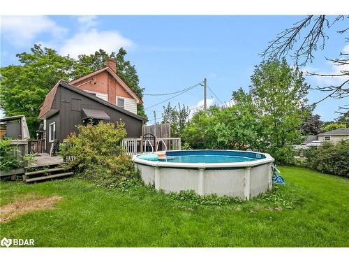 180 Angeline Street N, Lindsay, ON - Outdoor With Above Ground Pool With Backyard