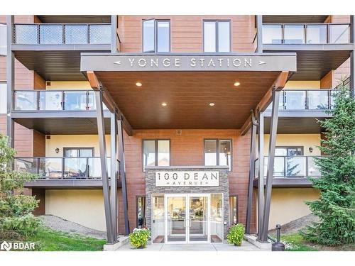 102-100 Dean Avenue, Barrie, ON - Outdoor With Balcony With Facade