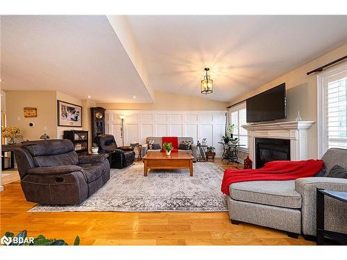 28 Thrushwood Trail, Lindsay, ON - Indoor Photo Showing Living Room With Fireplace