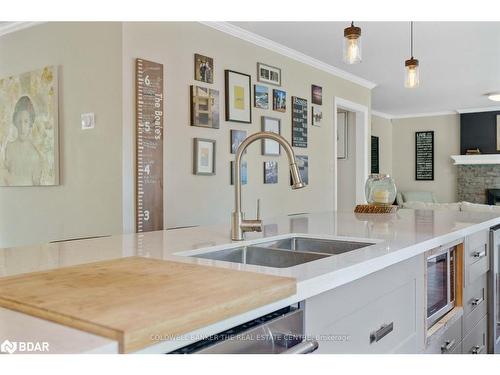 52 Mayfair Drive, Barrie, ON - Indoor Photo Showing Kitchen With Double Sink