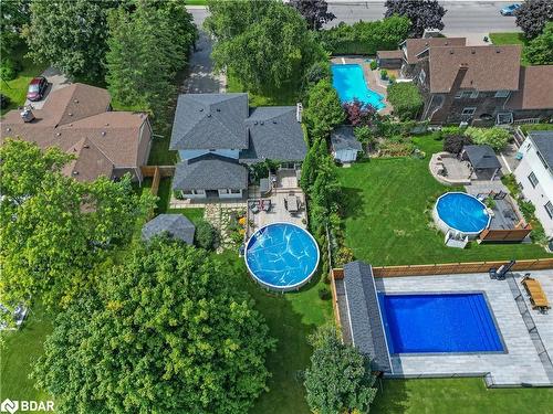 126 Adelaide Street N, Lindsay, ON - Outdoor With Above Ground Pool With View