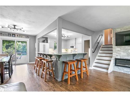 126 Adelaide Street N, Lindsay, ON - Indoor Photo Showing Other Room With Fireplace