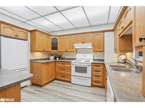 106-181 Collier Street, Barrie, ON - Indoor Photo Showing Kitchen With Double Sink