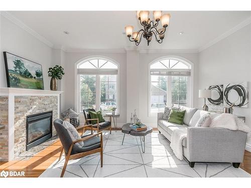 16 Gray Lane, Barrie, ON - Indoor Photo Showing Living Room With Fireplace