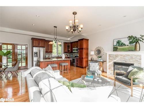 16 Gray Lane, Barrie, ON - Indoor Photo Showing Living Room With Fireplace