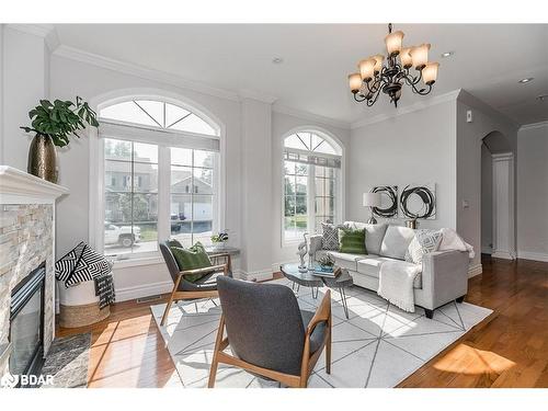 16 Gray Lane, Barrie, ON - Indoor Photo Showing Living Room With Fireplace