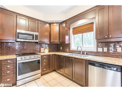 48 Windsor Crescent, Barrie, ON - Indoor Photo Showing Kitchen With Double Sink