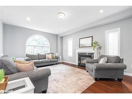 48 Windsor Crescent, Barrie, ON - Indoor Photo Showing Living Room With Fireplace