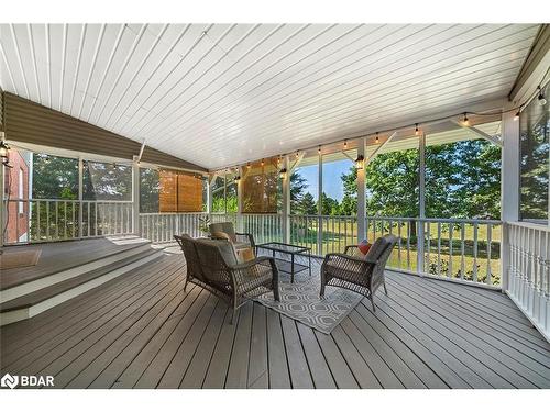 2038 Snow Valley Road, Springwater, ON - Outdoor With Deck Patio Veranda With Exterior