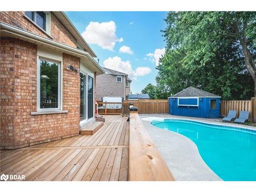 199 Hanmer Street W, Barrie, ON - Outdoor With In Ground Pool With Deck Patio Veranda With Exterior