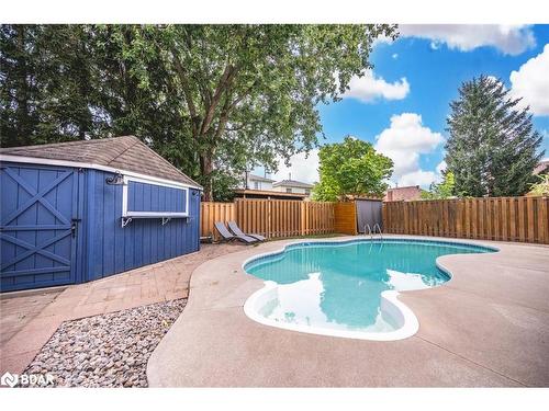 199 Hanmer Street W, Barrie, ON - Outdoor With In Ground Pool With Backyard