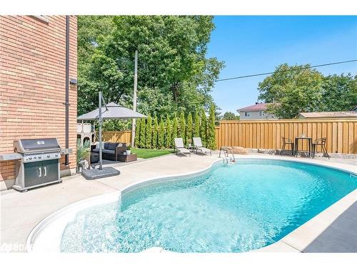 993 Whitney Crescent, Midland, ON - Outdoor With In Ground Pool With Deck Patio Veranda With Backyard