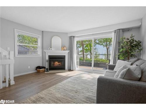 4-1 Olive Crescent, Orillia, ON - Indoor Photo Showing Living Room With Fireplace