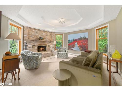 11 Aneva Court, Fenelon Falls, ON - Indoor Photo Showing Living Room With Fireplace