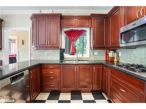 1643 The Angela Schmidt Foster Road, Tiny, ON - Indoor Photo Showing Kitchen With Double Sink