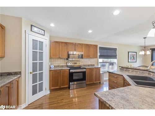 69 Miller Drive, Barrie, ON - Indoor Photo Showing Kitchen With Double Sink