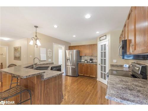 69 Miller Drive, Barrie, ON - Indoor Photo Showing Kitchen With Double Sink