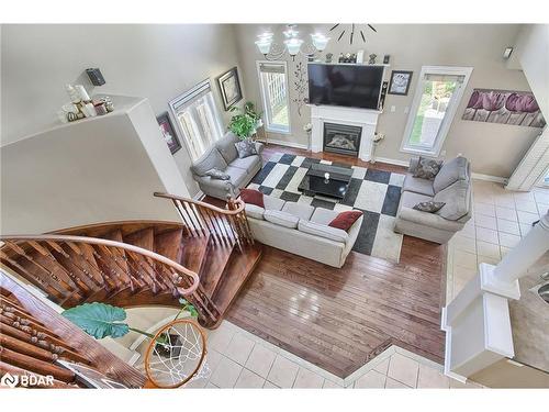 22 Benjamin Lane, Barrie, ON - Indoor Photo Showing Living Room With Fireplace