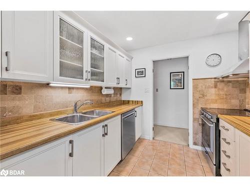 402-291 Blake Street, Barrie, ON - Indoor Photo Showing Kitchen With Double Sink