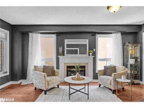 35 Lister Drive, Barrie, ON - Indoor Photo Showing Living Room With Fireplace