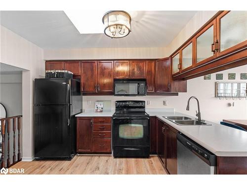 28 Charleson Drive, Barrie, ON - Indoor Photo Showing Kitchen With Double Sink