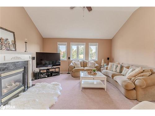 48 Loon Avenue, Barrie, ON - Indoor Photo Showing Living Room With Fireplace