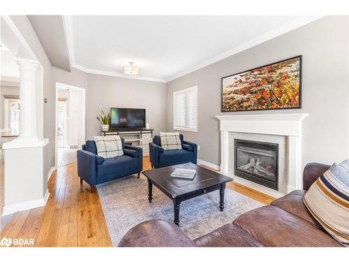 106 Livia Herman Way, Barrie, ON - Indoor Photo Showing Living Room With Fireplace