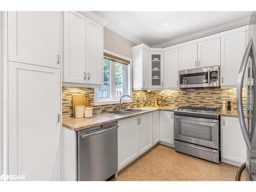 106 Livia Herman Way, Barrie, ON - Indoor Photo Showing Kitchen With Double Sink