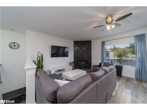 45 Mcavoy Drive, Barrie, ON - Indoor Photo Showing Living Room With Fireplace